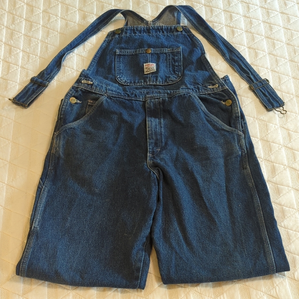 Men's Blue Denim Overalls